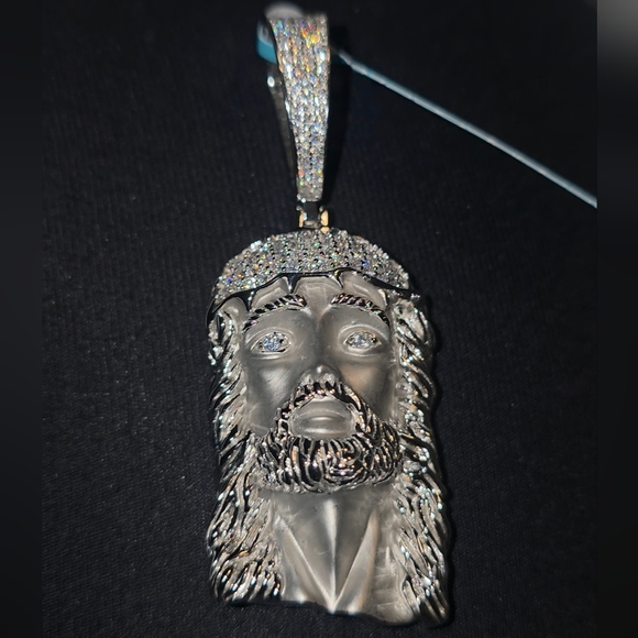 Moissanite Cartel Other - 💎 Iced Out Jesus Piece Pendant – Moissanite | 925 Silver (Rhodium Plated) 💎